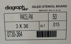 Stencil Board - 3" x 36" - 0730-364 0730364