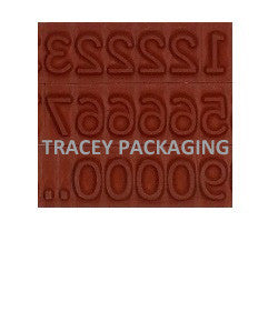 Ribtype Rubber Type Number Set FA13