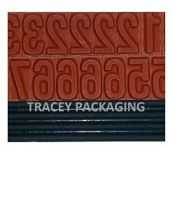 Ribtype Rubber Type Number Set FU76