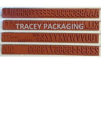 FlexBase Rubber Type Letter & Number Set 1712-004 1712004
