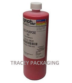 Diagraph Multi-Purpose Red Stencil Ink - Quart 0569-002 0569002