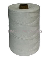 Ne 12/4 bag sewing thread polyester 200 g Cone, white