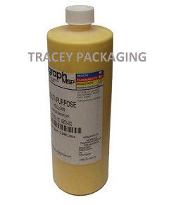 Diagraph Multi-Purpose Yellow Stencil Ink - Quart 0572-002 0572002