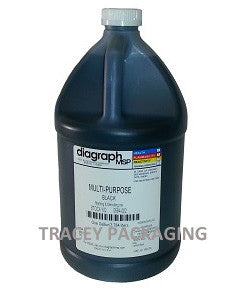 Diagraph Multi-Purpose Black Stencil Ink - Gallon 0594-002 0594002