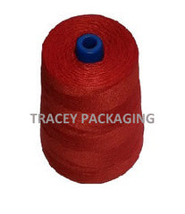 Bag Closing Red Thread 8 oz cone - Case Quantity